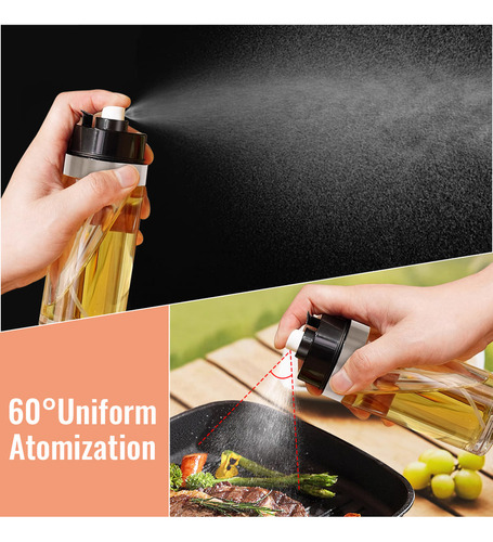 - Dispensador Y Rociador De Aceite 2 En 1 De 150 Ml,