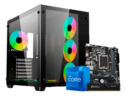 Pc Intel Core I7 12700 H610 32gb Ssd 1tb 80 Plus 12va