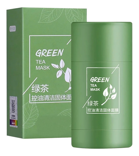 1 Mascarilla De Té Verde En Barra En Forma De V, Sin Poros,