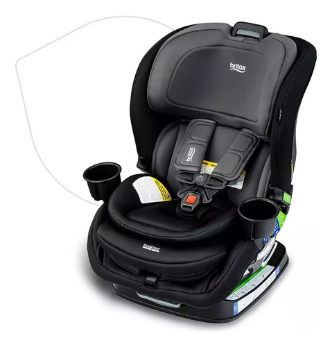 Butaca Auto Bebe Britax Poplar Convertible Isofix Color Onixstone