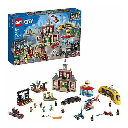 Lego City Main Square 60271 Set, Cool Building Toy