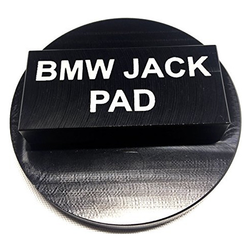 Bmw Jack Piso Adaptador Palanquilla Aluminio Anodizado Negro