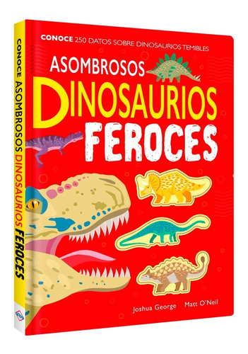 Libro Asombrosos Dinosaurios Feroces Para Niños