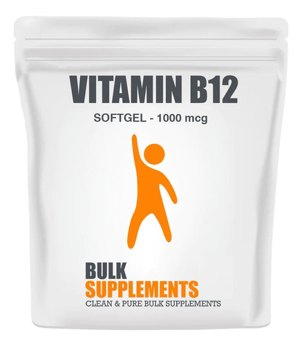 Bulk Supplements | Vitamin B12 | 1000mg | 100 Softgels