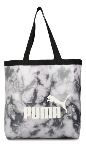 Bolso Puma Core Transparent Tote En Negro | Stock Center