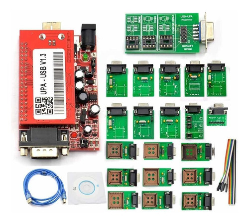 Programador Upa V1.3 Programación De Ecu Con Adaptadores Ful