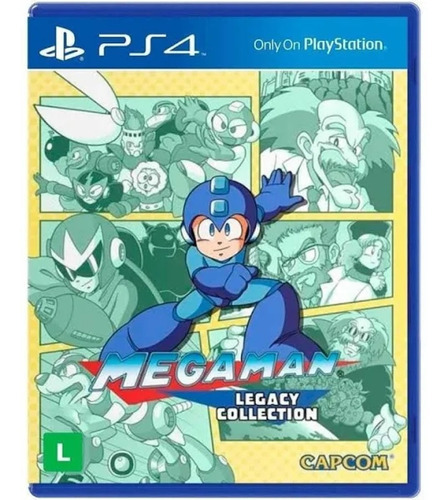 Megaman Mega Man Legacy - Ps4 Mídia Física