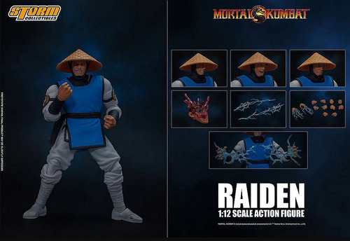 Storm Collectibles Mortal Kombat Raiden 1/12 Figure