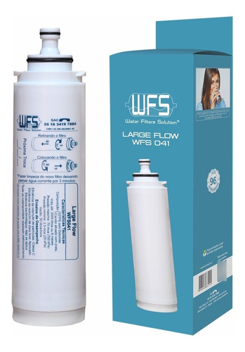 Filtro Vela Wfs Compatível Purificador Água Purestil Cor Branco