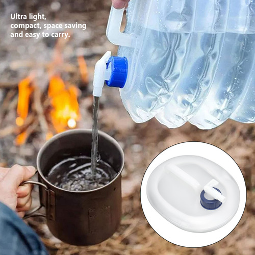 Transportador De Agua Plegable Para Senderismo Con Forma De