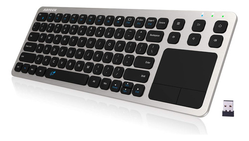 Teclado Inalámbrico Arteck P/ Tv, Pc, Consolas, Panel Táctil