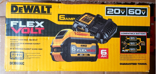 Juego  De  Cargador Y Batería  Dewalt  Flexvolt 