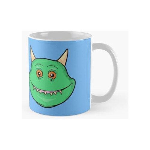 Taza Diseño De Cara De Dibujos Animados Edgar Excitable Cali