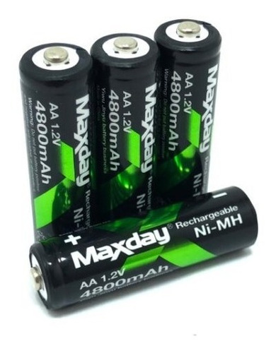 Imagem 1 de 1 de 4cartela Pilha Palito Recarregável 2800mah Aaa C/ 4 Unidades
