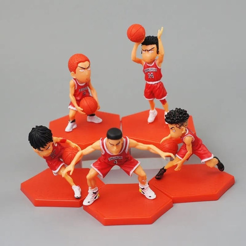 Imagen 6 de 6 de Set 5 Figuras Slam Dunk