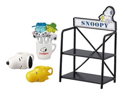 Figuras Miniatura Re Ment Snoopy American Zakka 8 Pack