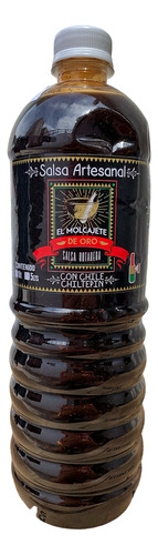 Salsa Karapoa Molcajete De Oro Artesanal Chiltepin 6 Litros