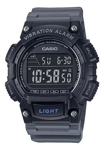 Reloj Casio W-736h-8bvcf Vibration Alarm Super Illuminator-n