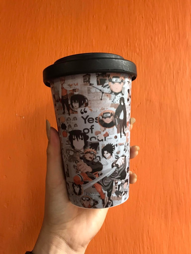 Vaso Taza Termico Con Tapa Pico Anime Dibujos