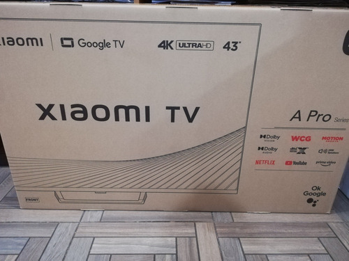 Pantalla Xiaomi Tv A Pro Series 43   Ultrahd L43m8-a2la