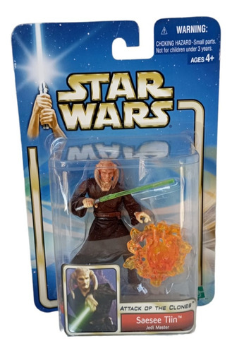 Hasbro Star Wars Ataque De Los Clones Saesee Tiin Jedi