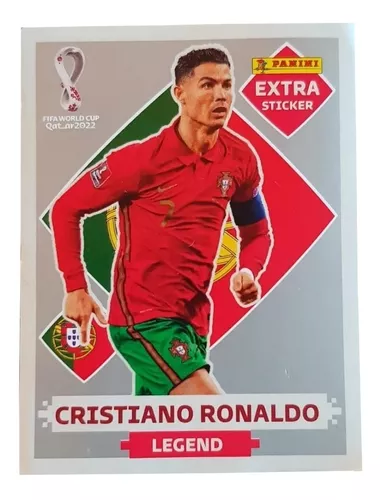 CRISTIANO RONALDO PRATA - EXTRA LEGEND (Portugal) - Figurinha