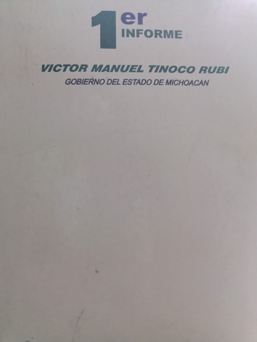 Michoacán Para Todos 3 Tomos  / 1er Informe De Gobierno 1996