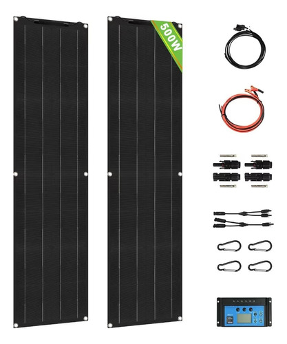 Kit Panel Solar Flexible 2 X 250 W Etfe Controlador 40 Para