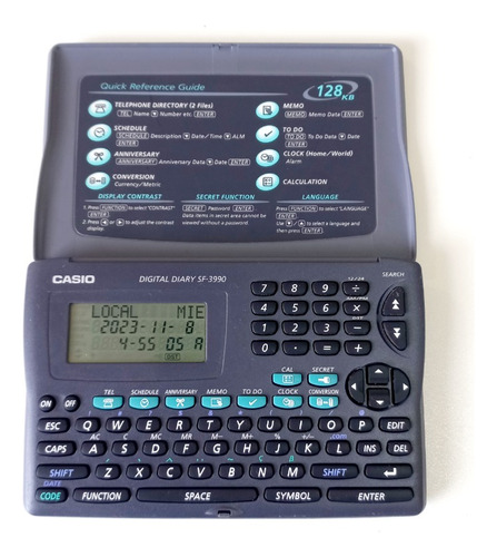 Calculadora Agenda Digital Casio Sf-3990