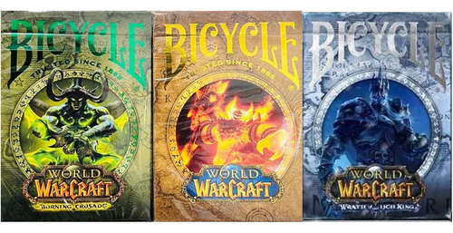 Set Barajas Bicycle World Of Warcraft Naipe Inglés Poker 