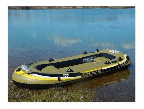 Imagen 3 de 8 de Bote Inflable Gomon Fishman 400 4 Prs Bentancor Outdoor
