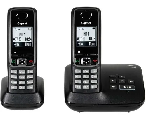 Teléfono Inalámbrico Gigaset A420a Duo Contestador Flores