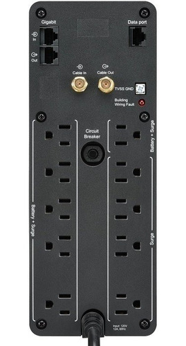No Break Apc Br1100m2-lm 1100va 600w 120v 10 Contactos 2 /vc