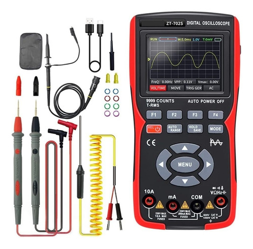 Multímetro Digital Todo En Uno Osciloscopio 48msa/s