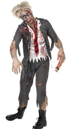 Smiffys Hombre High School Horror Zombie Schoolboy Costume,