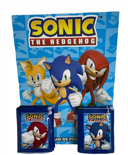 Figuritas Sonic The Hedgehog 2022 Pack X 40 Sobres + Album 