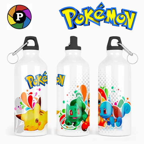 Botella Deportiva Pokemon - Varios Modelos