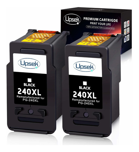 Upsek Remanufactured For Canon Pg Ink Cartridge 2 Black Use