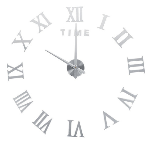 Reloj De Pared Diy Lujo 3d Números Romanos Pegatinas Hogar A