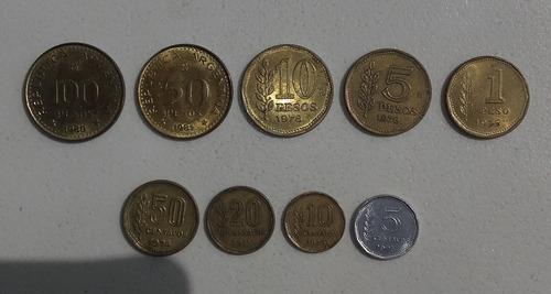 Monedas Peso Ley 18188