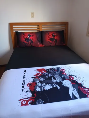 comprar Roupa De Cama E Fronhas P\u002F Travesseiros Akatsuki Casal