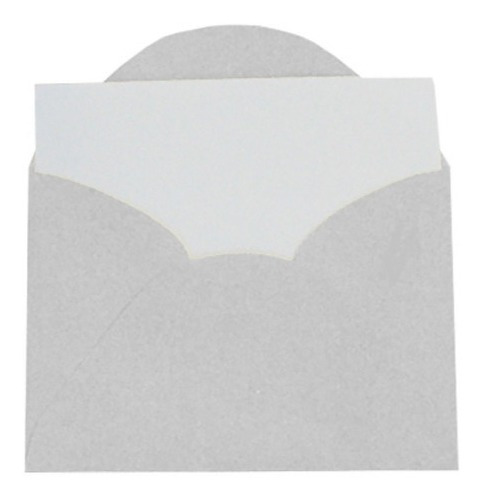 Envelope Visita 115x80 Branco + Cartão Branco Romitec 20 Un