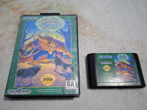 Beauty And The Beast En Caja Sin Instructivo Sega Genesis