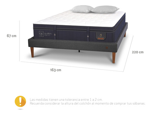 Cama Europea Azul