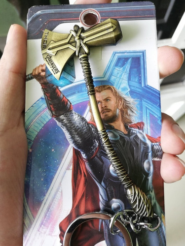 Llavero Thor Stormbreaker Marvel Comics Metálico Vengadores