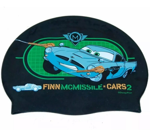 Imagen 1 de 3 de Gorra De Natacion Cars 2 100% Silicona Disney Chicos Niños