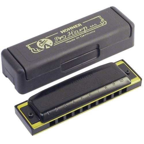 Imagem 3 de 3 de Gaita Harmônica Pro Harp - 562/20 Ms C (dó) - Hohner