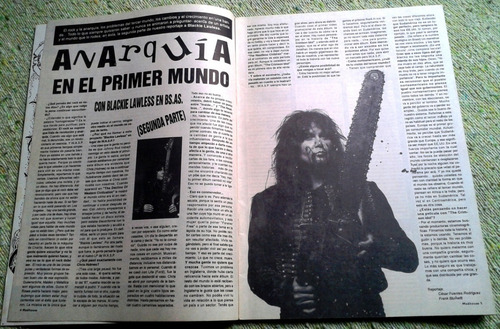 Wasp Abaxial Skid Row Obituary Guns Roses Gatos Madhouse 24 (Usado)