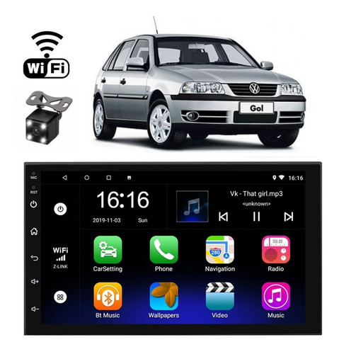 Radio Multimedia Android Gps Volkswagen Gol G3 + Instalacion