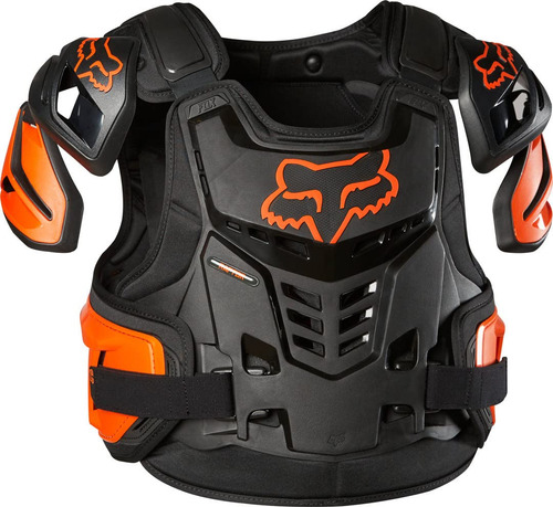 Fox Racing Chaleco Raptor Para Hombre, Ce Cert, Naranja, S/m